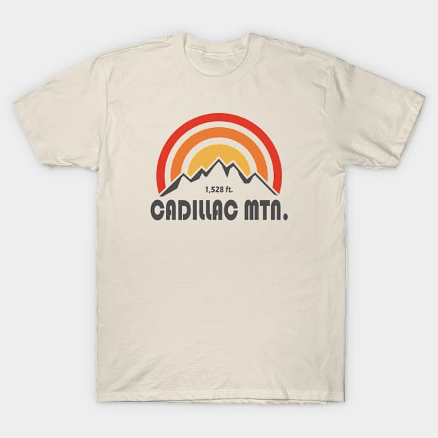 Cadillac Mountain T-Shirt by esskay1000